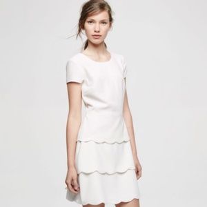 Club Monaco Scalloped Dress